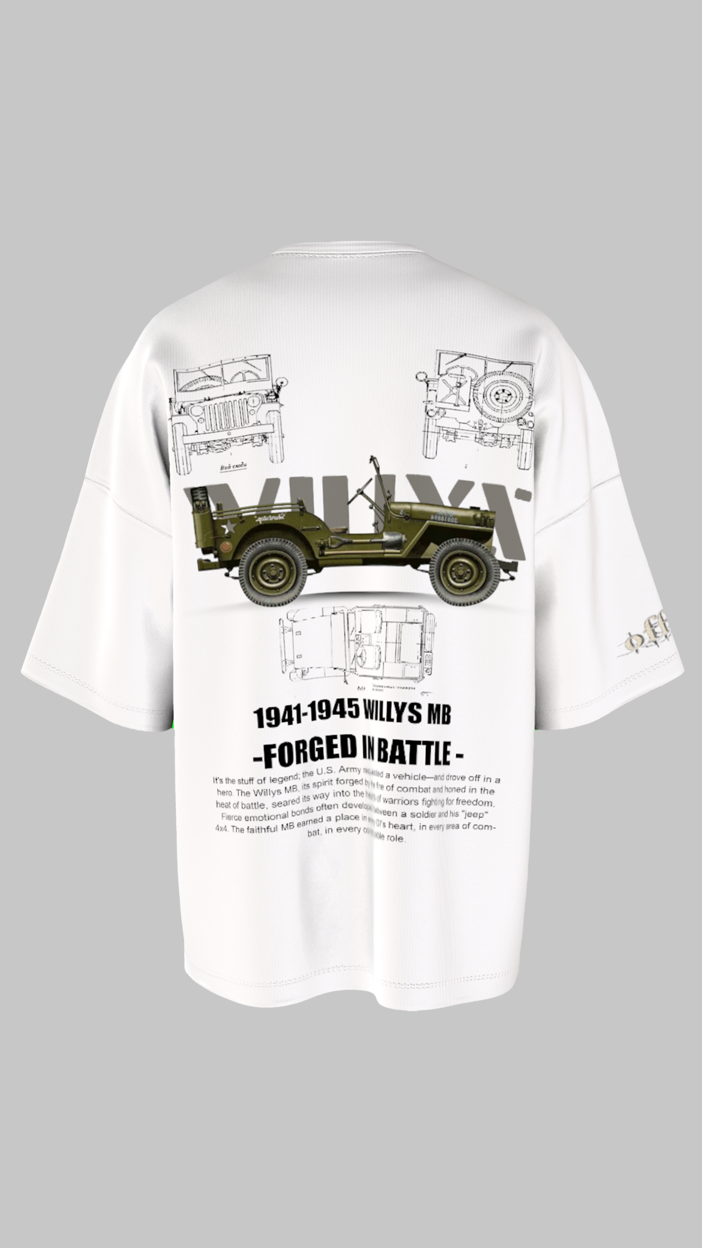WILLYS MB LEGENDARY JEEP TEE